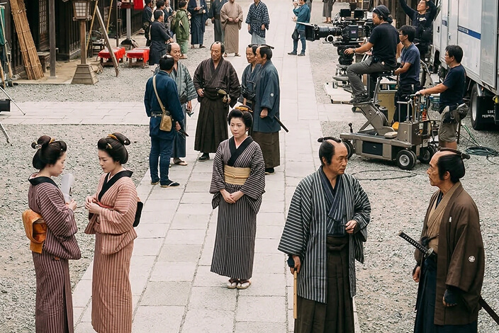 映画のエキストラ・サブキャスト撮影