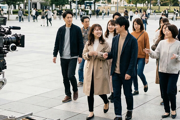 CM・企業PR映像のエキストラ撮影